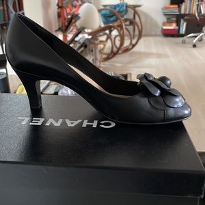 Chanel black pumps